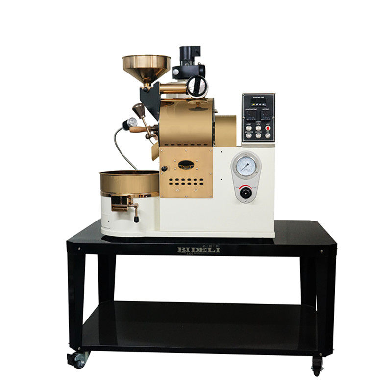 必德利1KG燃气咖啡豆烘焙机 小型咖啡烘焙机 烘豆机商用