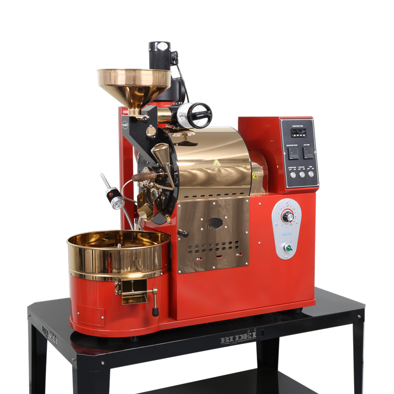 广州必德利2KG咖啡烘焙机 爆款瓦斯咖啡豆烘焙设备 性价比高商用咖啡烘培机