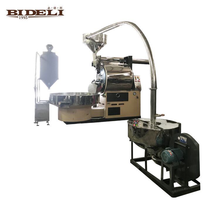 广州必德利40KG瓦斯烘焙机 咖啡豆烘焙设备 大型机械